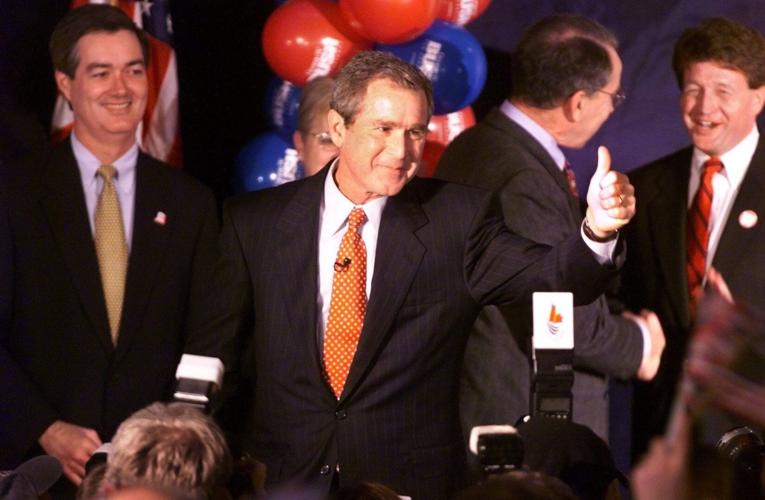 2000: A thumbs-up from George W. Bush