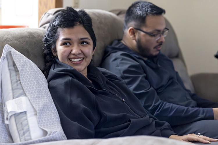 Angie Lopez recovers from motorcycle collision