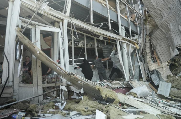 Russian air attack in Sumy