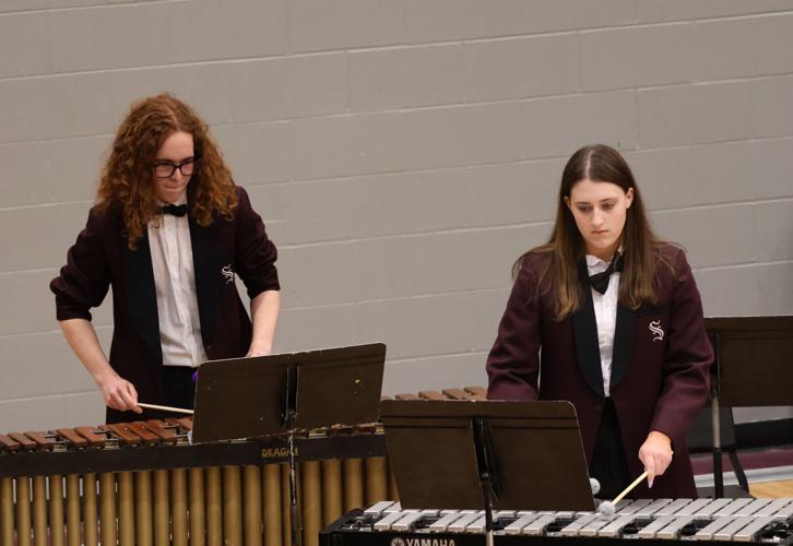 Drew Morelock and Kaitlyn widger playing a mallet percussion feature.JPG