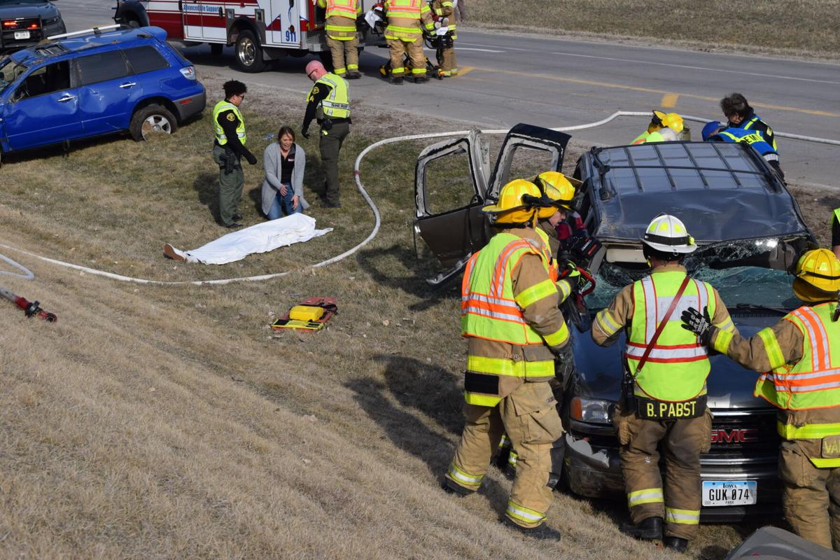 Sidney holds mock accident to educate students on safety behind the wheel