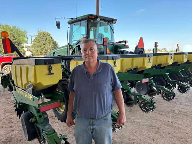 Tom Gregory faces increased costs for fuel, fertilizer and irrigation, on his farm in Petersburg