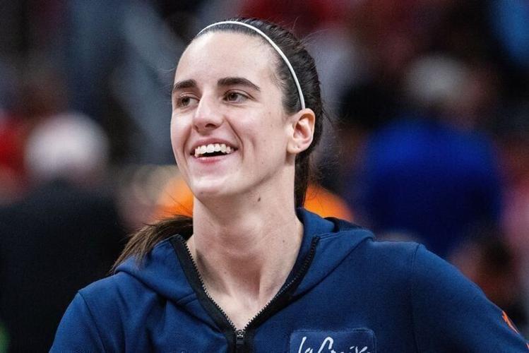 Jul 22, 2026; Indianapolis, Indiana, USA; Indiana Fever guard Caitlin Clark (22) before the game against the Connecticut Sun at Gainbridge Fieldhouse. Mandatory Credit: Trevor Ruszkowski-Imagn Images