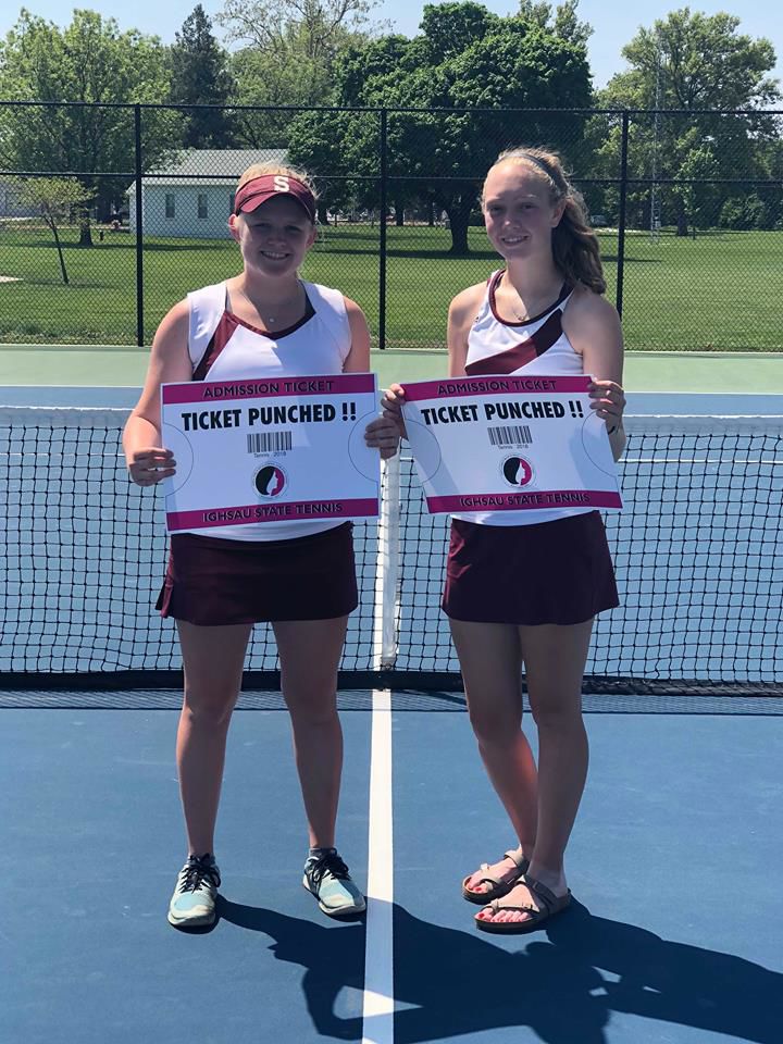 Gilbert Gilbert Adkins advance to state tennis