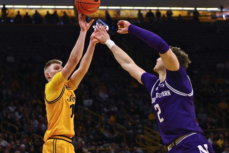 Iowa MBBall vs. Northwestern 11