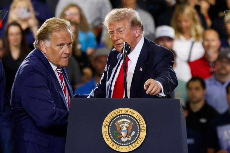 U.S. President Donald Trump visits Michigan