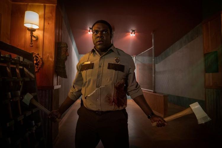 Sam Richardson is a forest ranger investigating a series of strange creature attacks in the horror comedy "Werewolves Within."