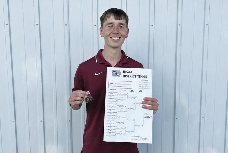 Andrew Lawrence with medal