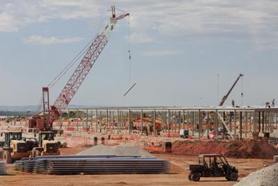 FILE PHOTO: Tour of OpenAI data center in Abilene, Texas
