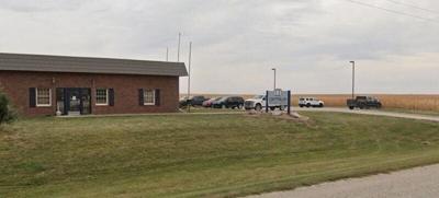 Centrum Valley Farms' office seen from the road in north-central Iowa. Centrum Valley Farms is owned by egg-producer Versova, one of the defendants in a lawsuit that alleges egg price fixing.