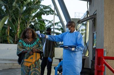 Congo tightens health screening at the Barrier border following confirmation of an Ebola outbreak involving the Bundibugyo strain, in Goma