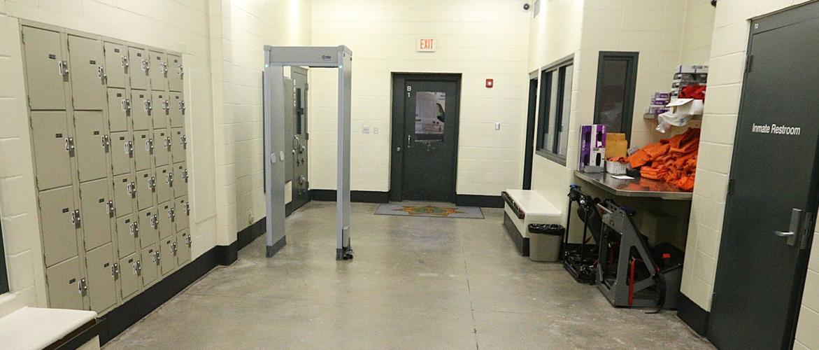 Scott County Jail intake area