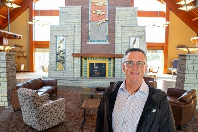 Mark Campbell, director of Iowa Department of Administrative Services, at the Honey Creek Resort on Rathbun Lake, on May 7, 2026.