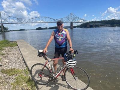 Steve Swartzrock, 70, of Charles City,has ridden RAGBRAI since 1974 and is on this year's ride.