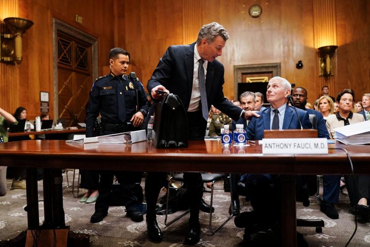 Former NIAID director Anthony Fauci appears before U.S. Senate panel under subpoena about his role in the national response to the COVID-19 pandemic, in Washington