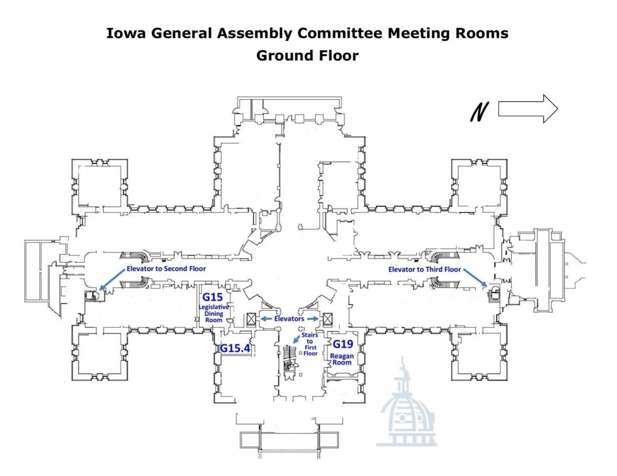 Committee room map