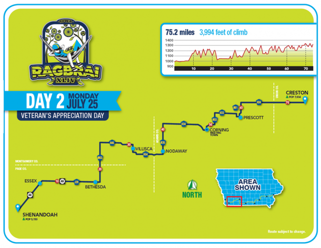 RAGBRAI routes announced