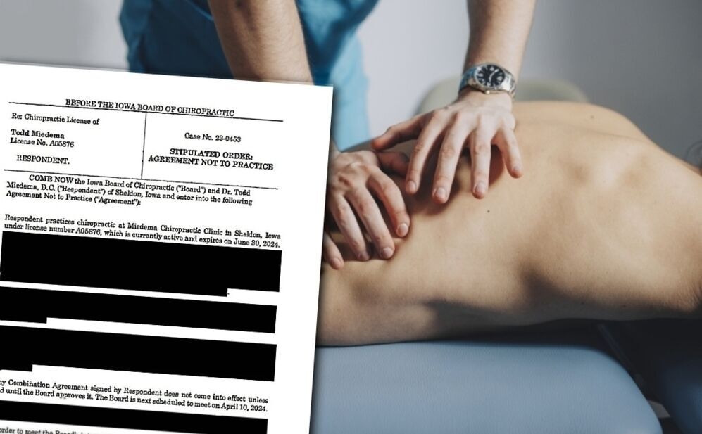 Board halts chiropractor’s practice, keeps rationale secret