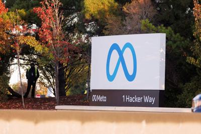 FILE PHOTO: Headquarters of Facebook parent company Meta Platforms Inc in Mountain View
