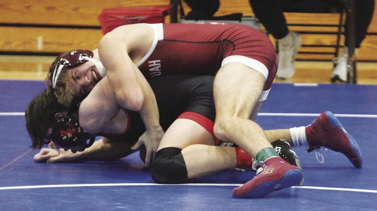 Mustang wrestling pins two more wins, has 10-1 record 
