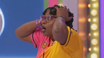 A handout image of Vanesa McCaskell during the "The Lion's Share" segment of the May 8 episode of "The Price is Right." McCaskell set a record for the largest winnings in a pricing game segment on the show.