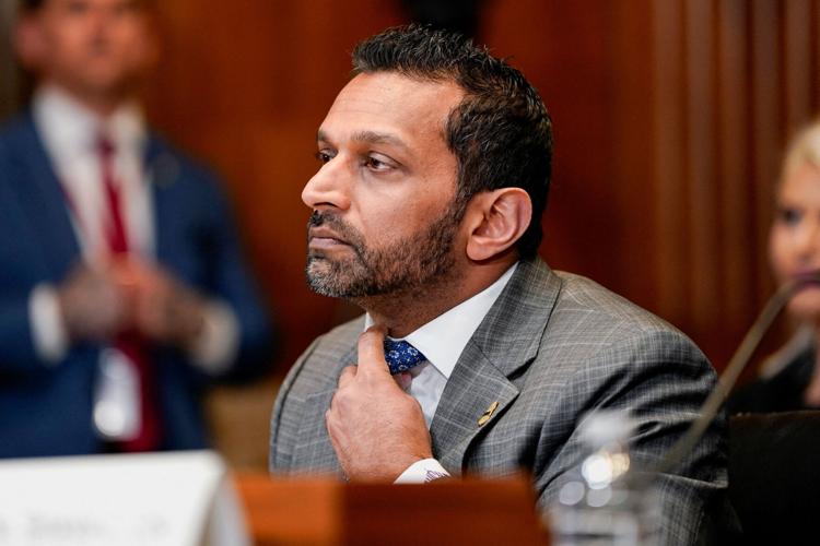 FBI Director Kash Patel testifies before a Senate Appropriations Commerce, Justice, Science, and Related Agencies Subcommittee hearing, in Washington