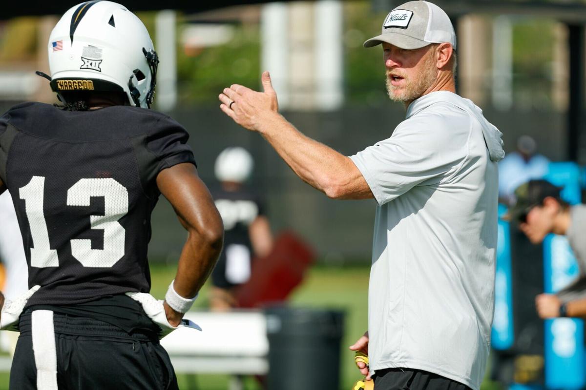 UCF head coach Scott Frost oversees drills on the first day of the team's preseason fall camp on Aug. 3, 2026, in Orlando, Florida.