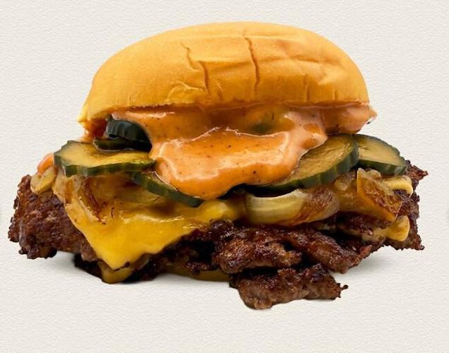 The Woo Signature burger from Woosmash in Verona, New Jersey.