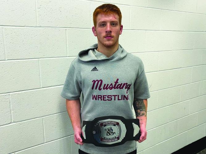 Jacob McGargill with belt