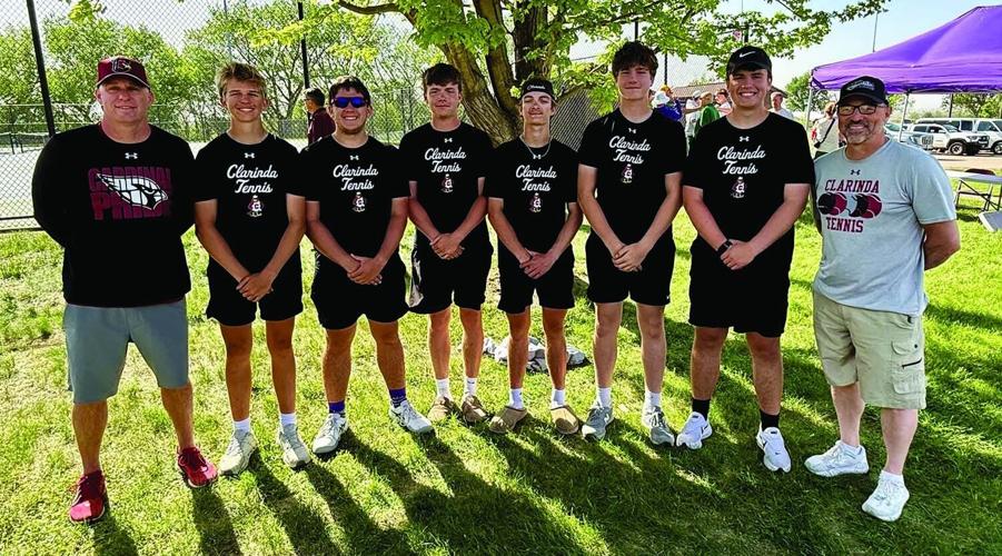 Clarinda Tennis at Hawkeye 10