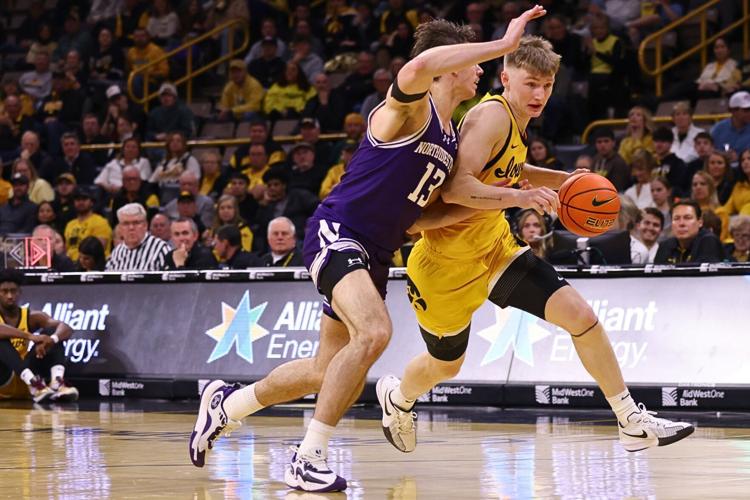 Iowa MBBall vs. Northwestern 6