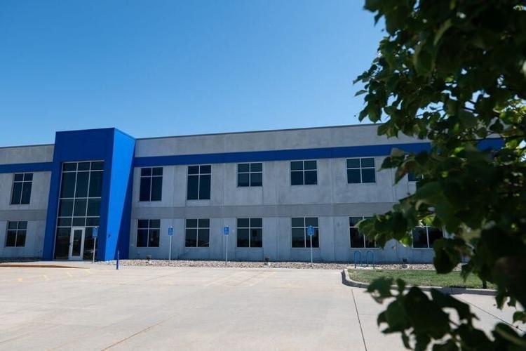 The exterior of the Electrical Power Products facility at 4240 Army Post Ave. on July 14, 2026, in Des Moines, Iowa.