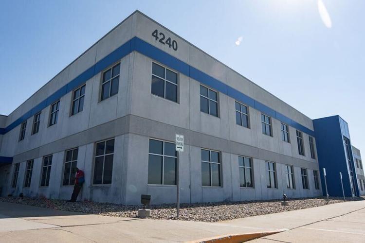 The exterior of the Electrical Power Products facility at 4240 Army Post Ave. on July 14, 2026, in Des Moines, Iowa.