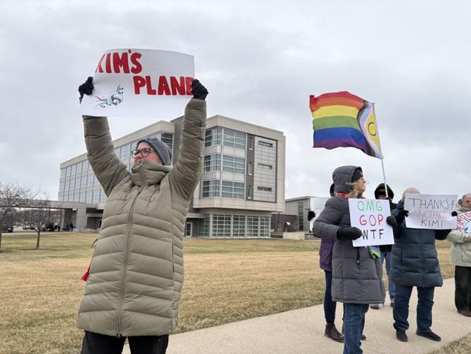 Reynolds Cedar Rapids protest
