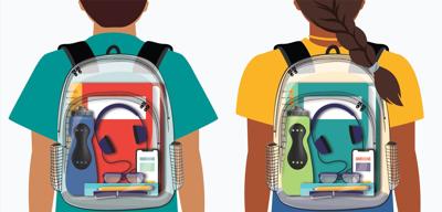 Clear backpacks