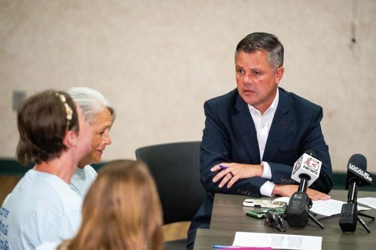 U.S. Rep. Zach Nunn, R-IA, attends a round table hosted by the American Cancer Society Cancer Action Network to hear from Iowa cancer survivors and caregivers on July 10, 2026, in Adel.