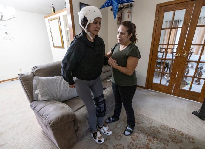 Angie Lopez recovers from motorcycle collision