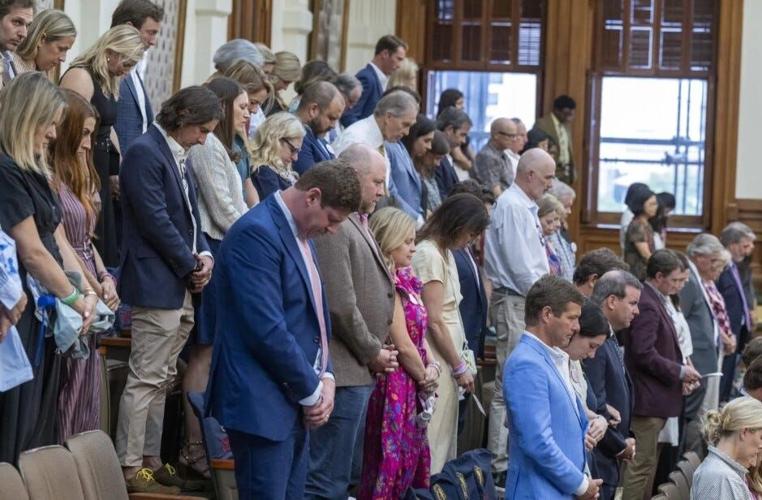 Parents of Camp Mystic girls who died during the 2025 Guadalupe River flooding pack seats in the Senate chamber to view passage of a bill strengthening summer camp regulations to help prevent future tragedies.