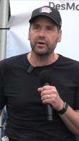 Iowa U.S. Senate candidate Josh Turek at the Iowa State Fair on his background, healthcare