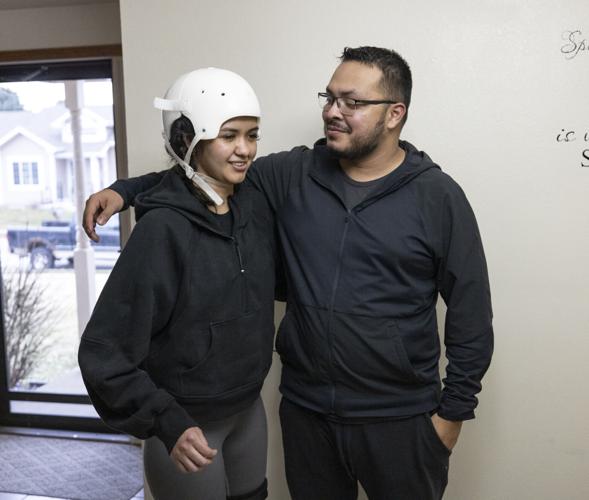 Angie Lopez recovers from motorcycle collision