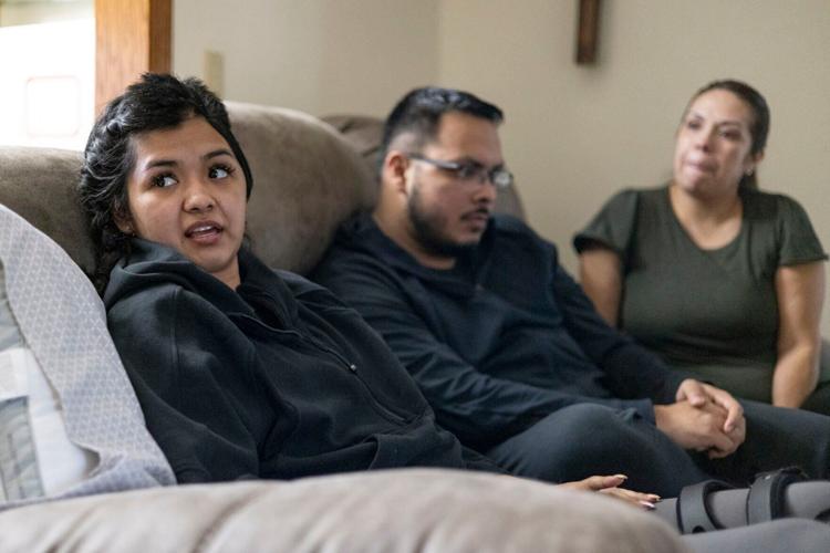 Angie Lopez recovers from motorcycle collision