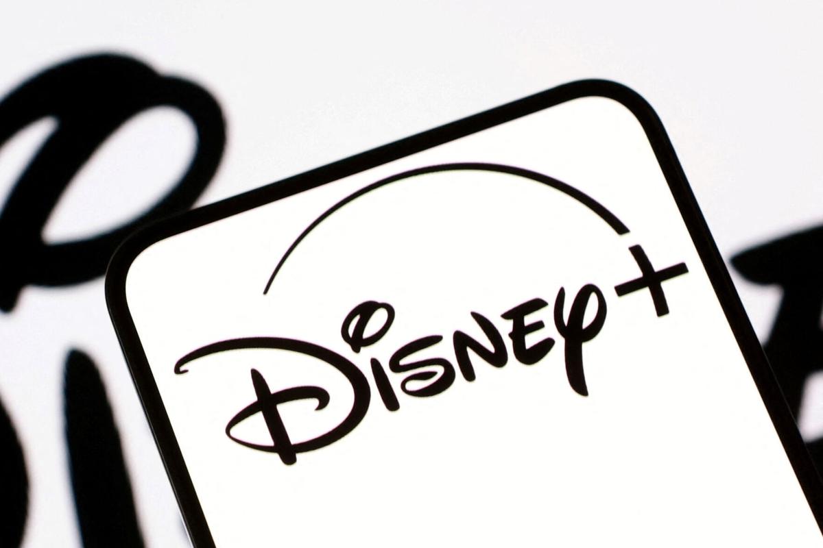 Illustration shows Disney+ logo