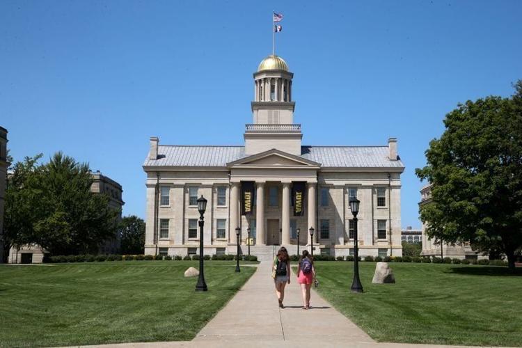 The Old Capitol building pictured at the Pentacrest on the University of Iowa campus Wednesday, July 31, 2024 in Iowa City, Iowa.
