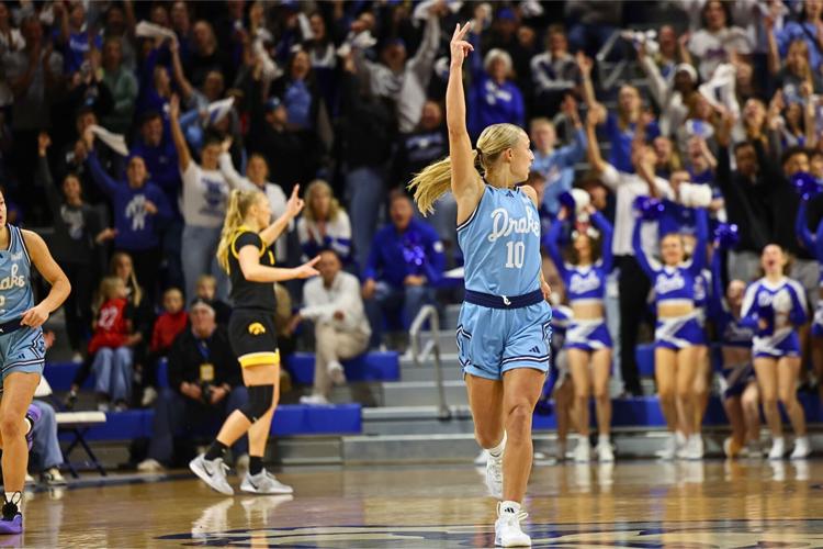 Iowa WBBall vs. Drake 5