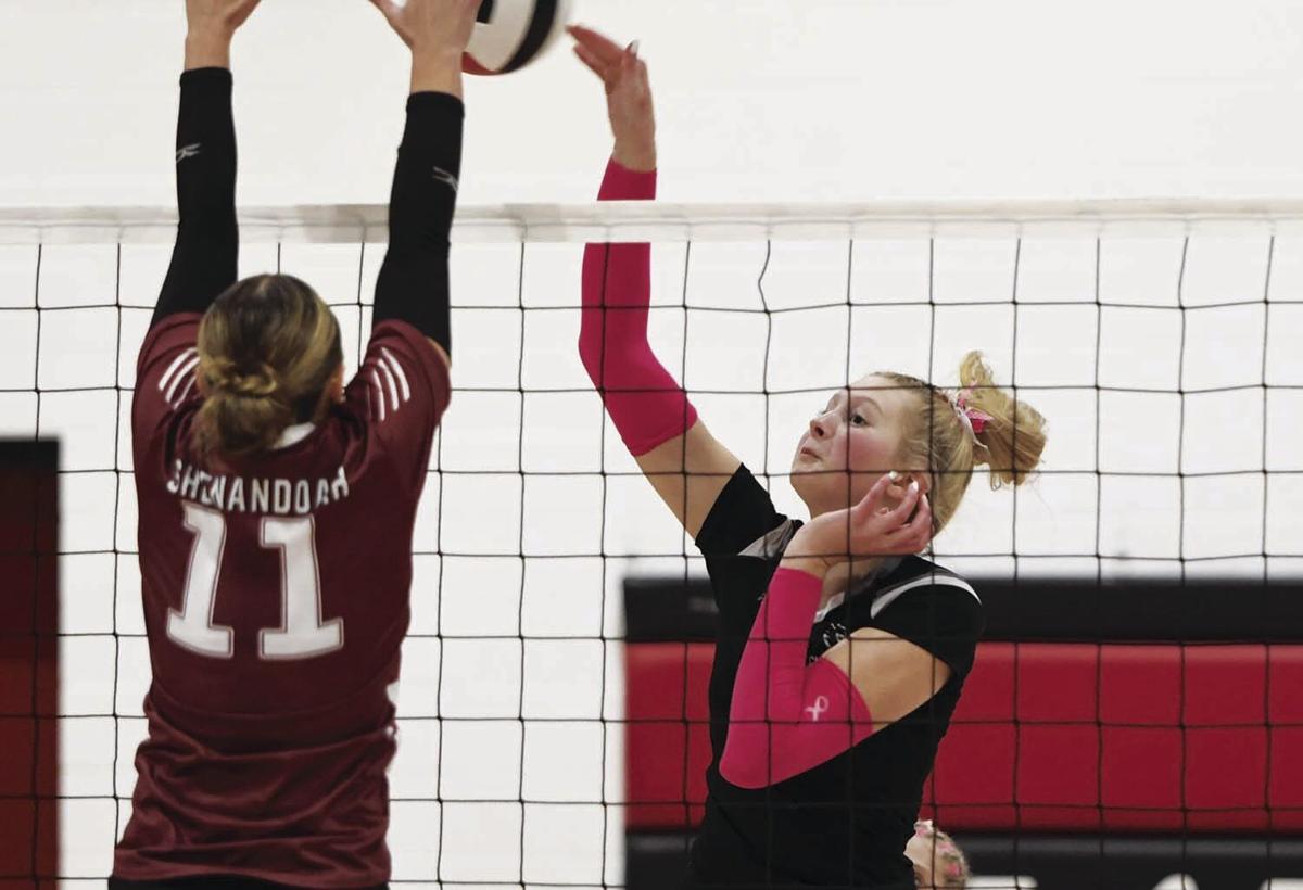 Clarinda volleyball finishes regular season by beating Shenandoah