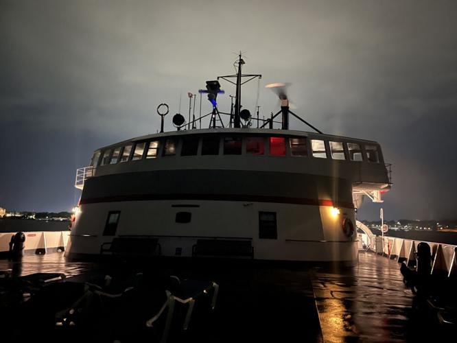 Its overnight run takes passengers between Manitowoc, Wisconsin, and Ludington, Michigan.