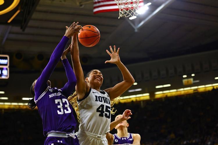 Iowa WBBall vs. Northwestern 15