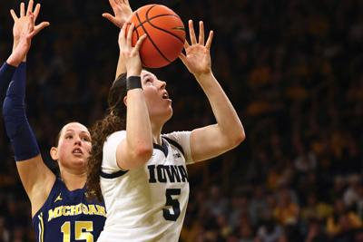 Iowa WBBall vs. Michigan 11