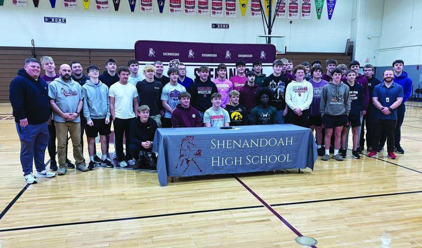 Shenandoah Football signs