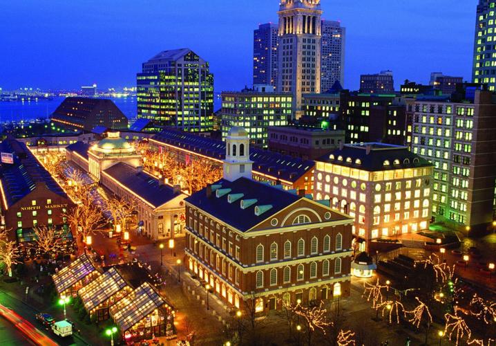 Faneuil Hall in downtown Boston